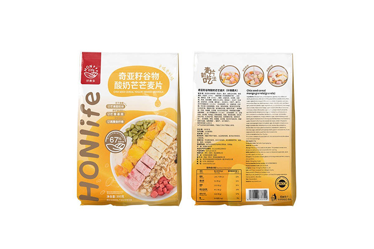 HONLIFE CHIA SEED CEREAL YOGURT MANGO GRANOLA 300G